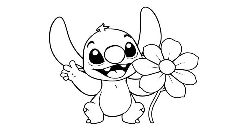 Stitch als Farbtafel